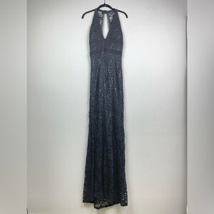 WINDSOR Junior's 11/12 Long Formal Sequin Mermaid Style Maxi Dress Formal Weddin